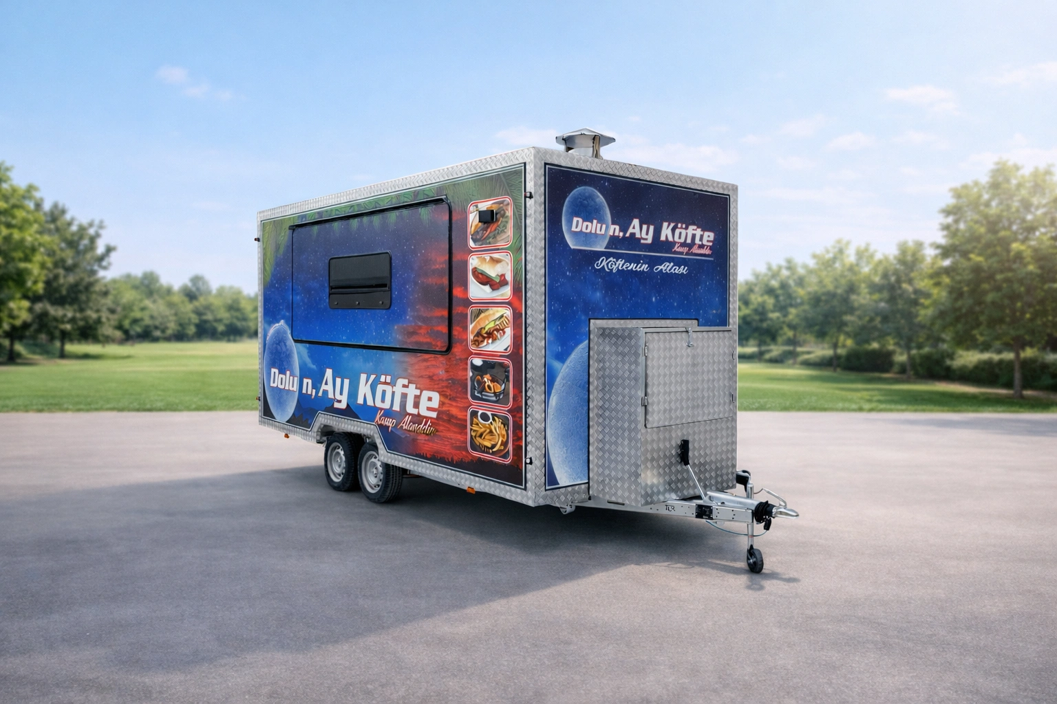 Iron Endüstriyel Mobil Mutfak