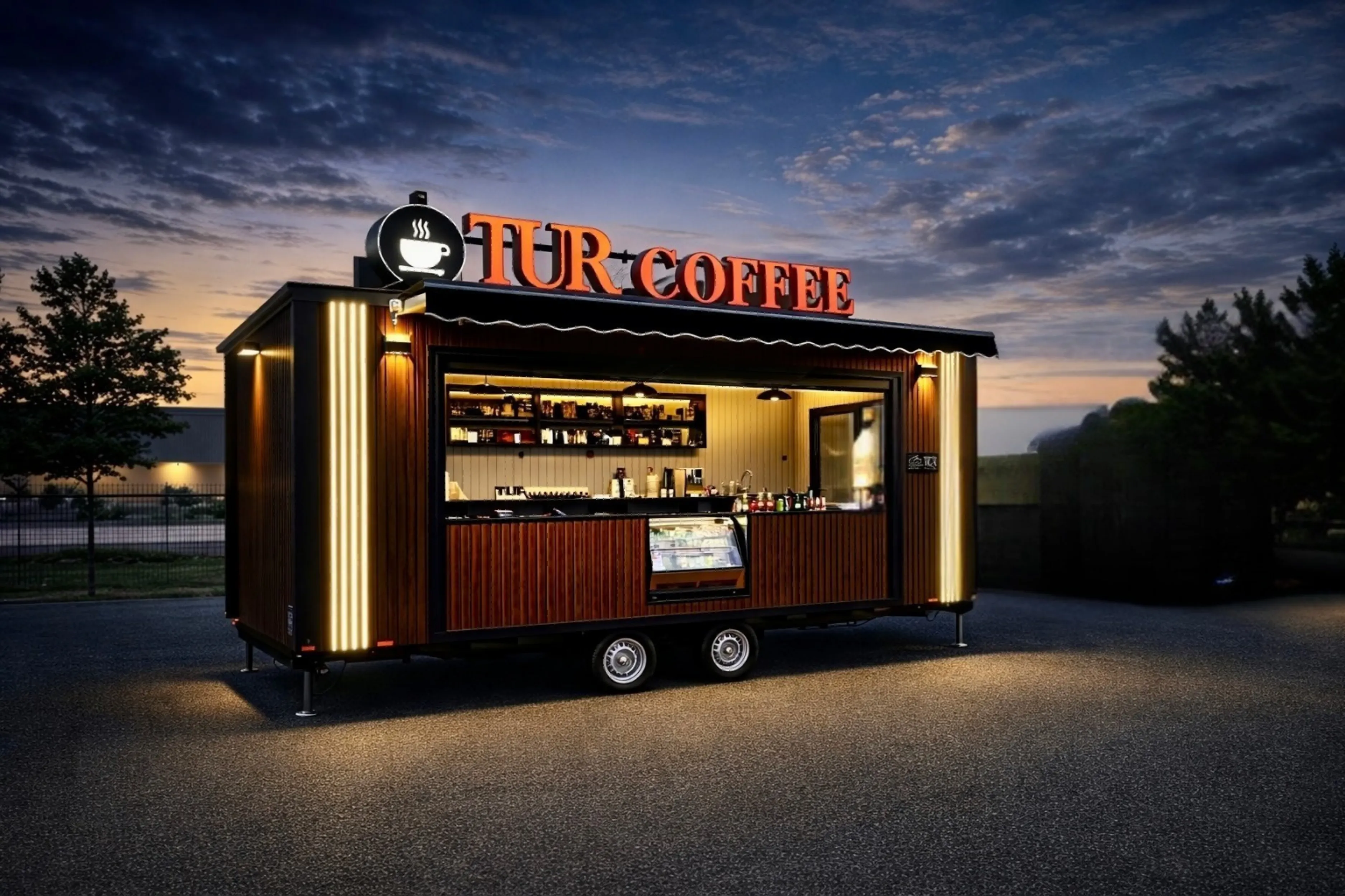 Tiny Cafe Kompakt Mobil Kahve